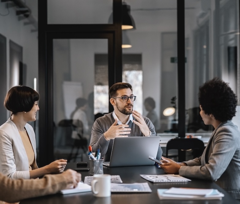 image of a business meeting